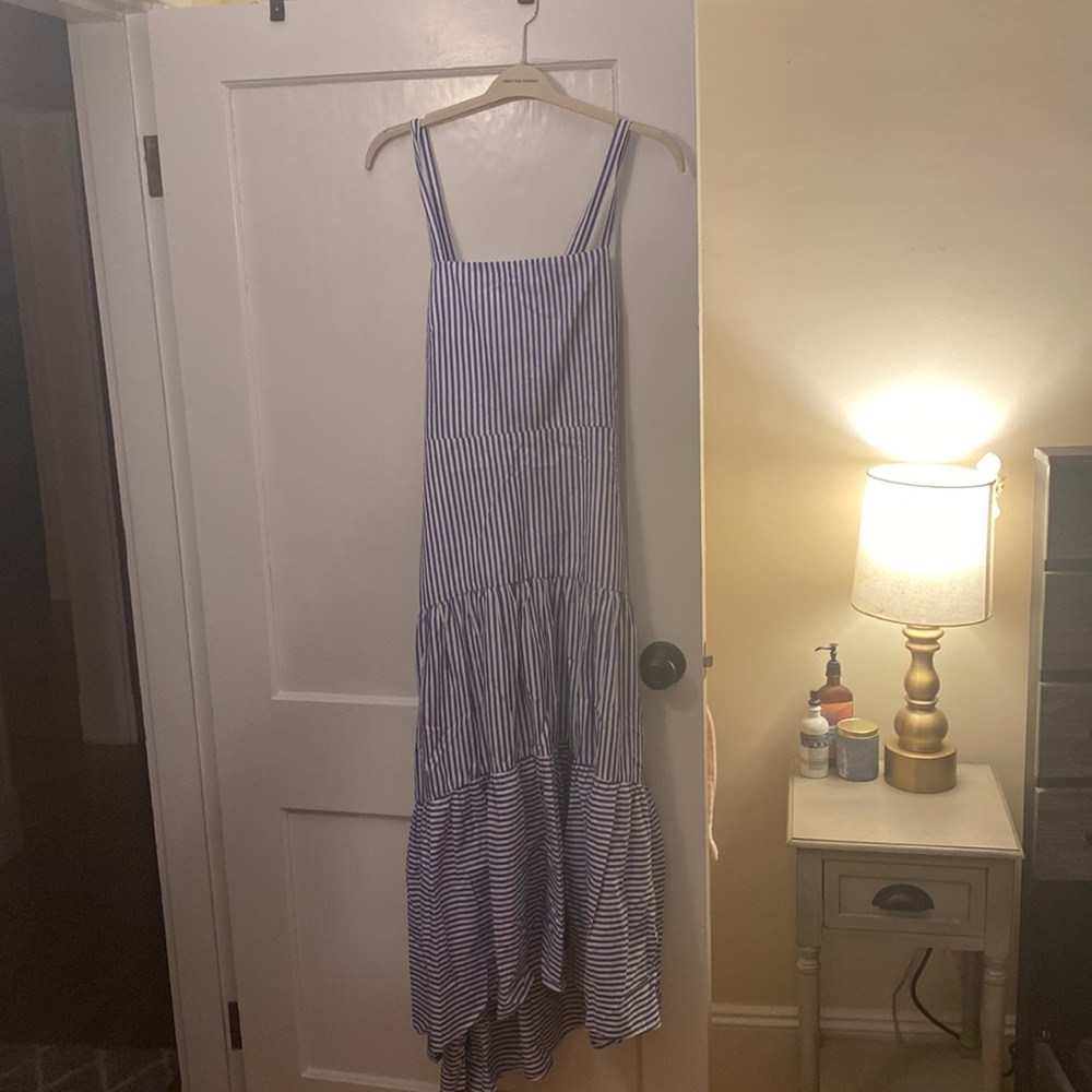 Banana Republic Striped Midi Dress